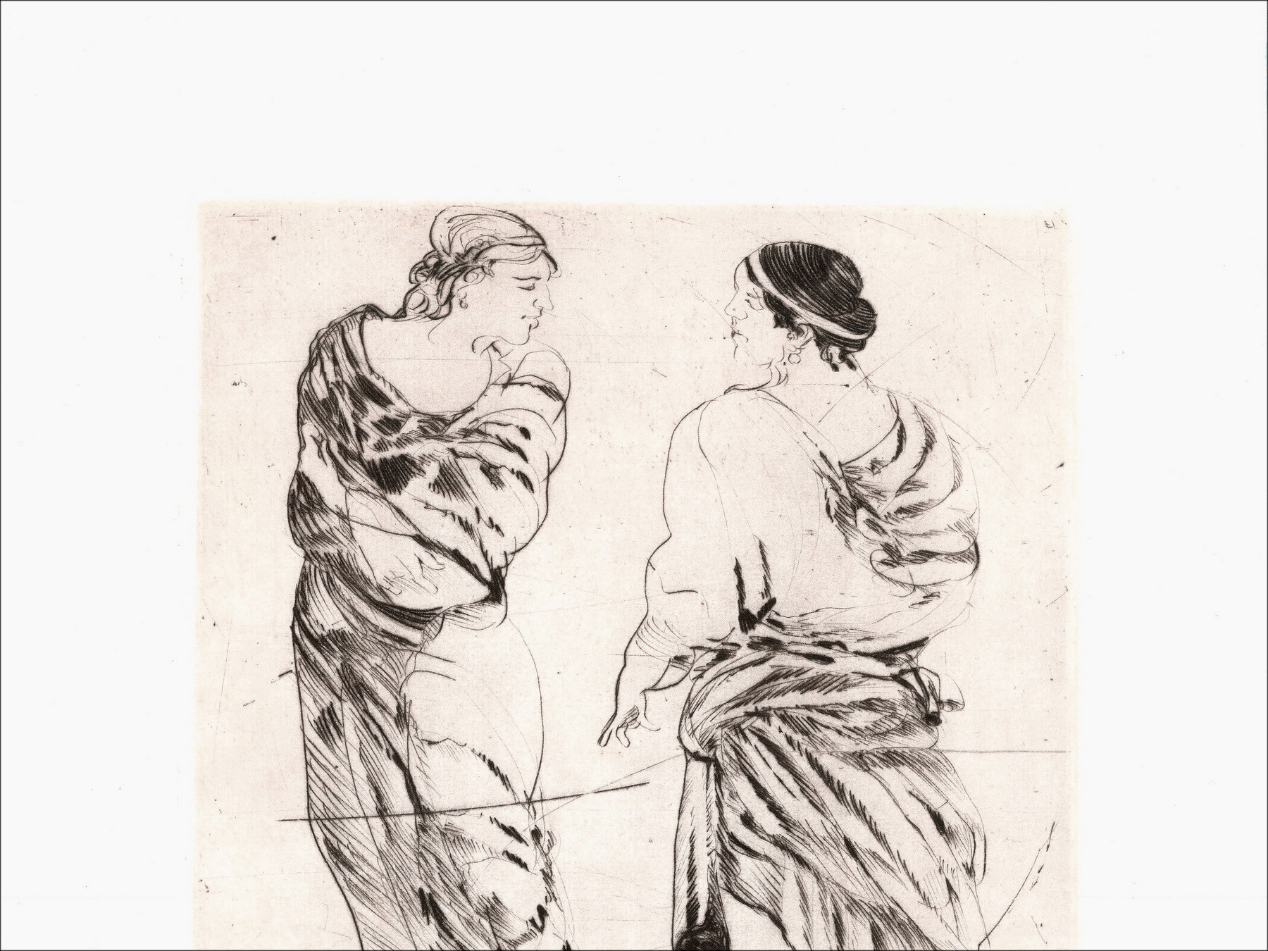 Claude Weisbuch - Horace III, originele gesigneerde gravure uit 1995