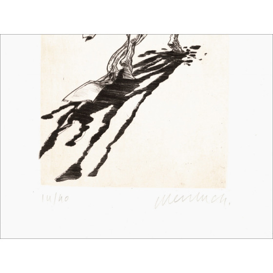 Claude Weisbuch - Horace XIII, signierte Originalradierung von 1995
