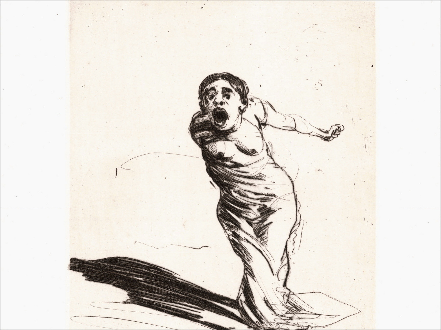 Claude Weisbuch - Horace XIV, gravure originale signée 1995