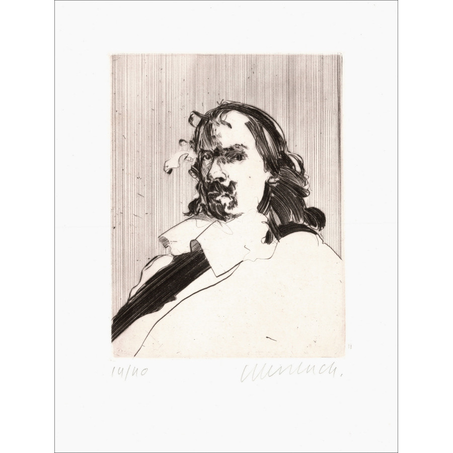 Acheter Gravure Originale Claude WEISBUCH Portrait Horace 1995
