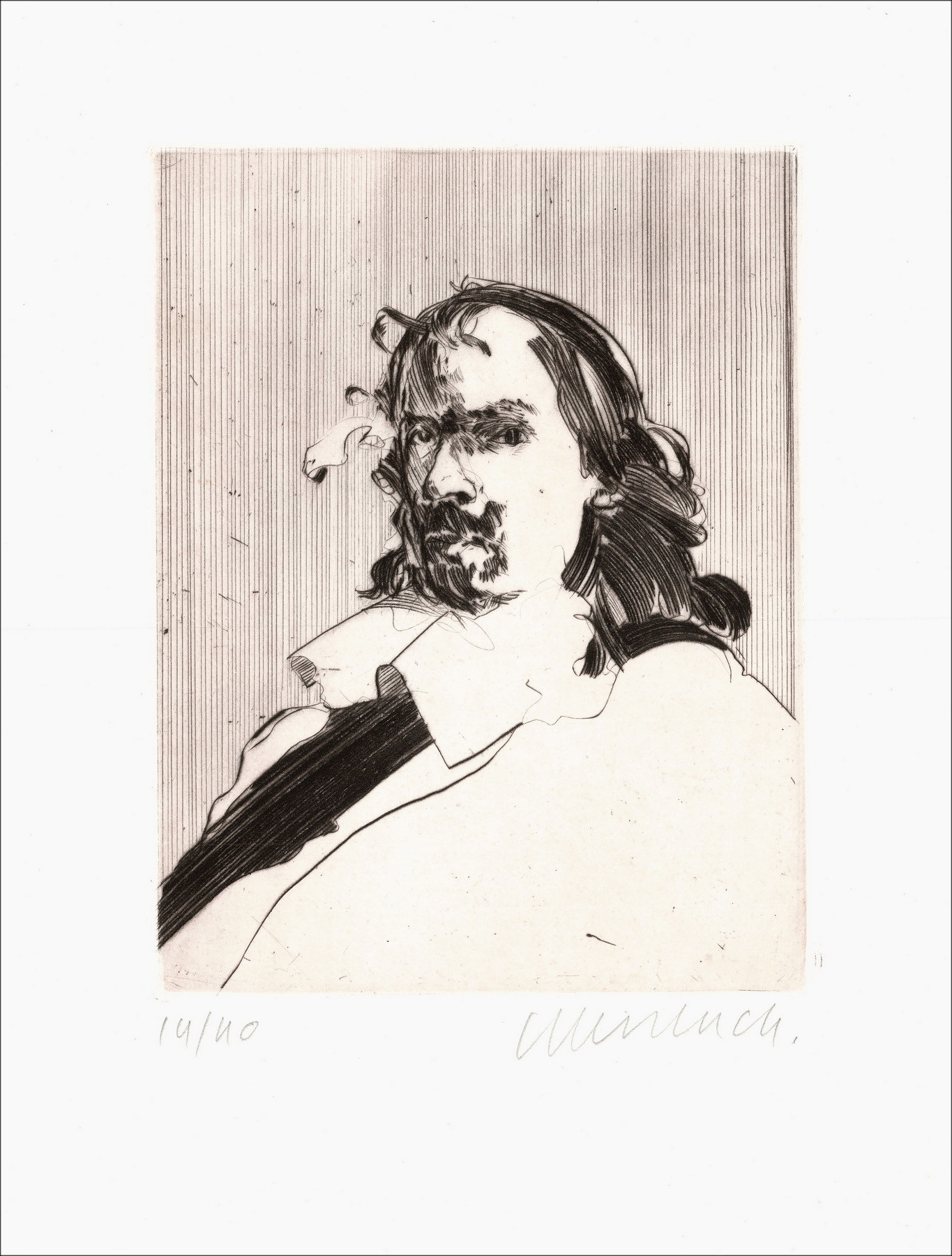 Acheter Gravure Originale Claude WEISBUCH Portrait Horace 1995