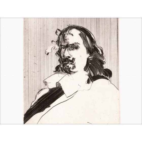 Comprar Grabado original Claude Weisbuch Retrato Horace 1995