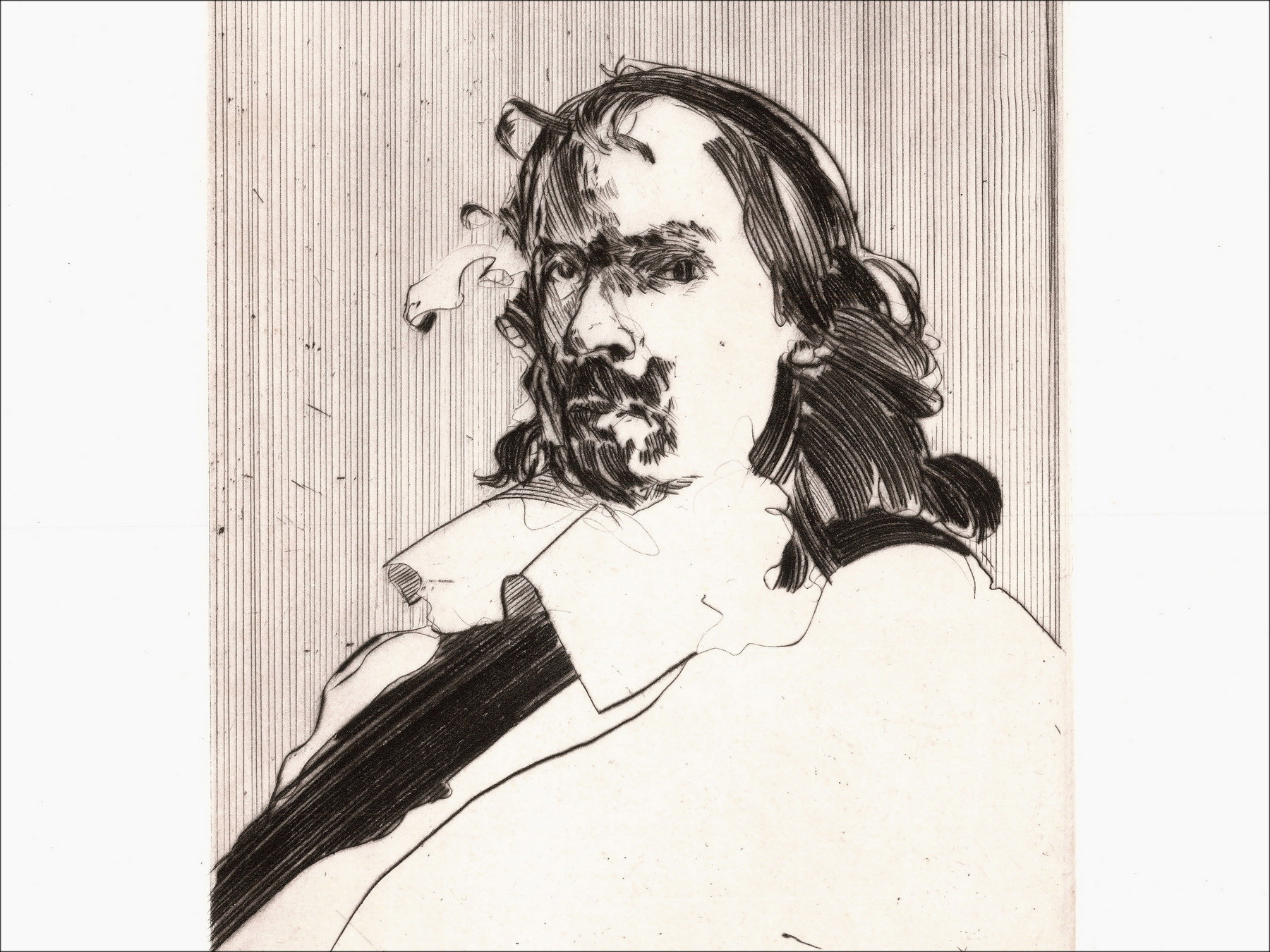Acheter Gravure Originale Claude WEISBUCH Portrait Horace 1995