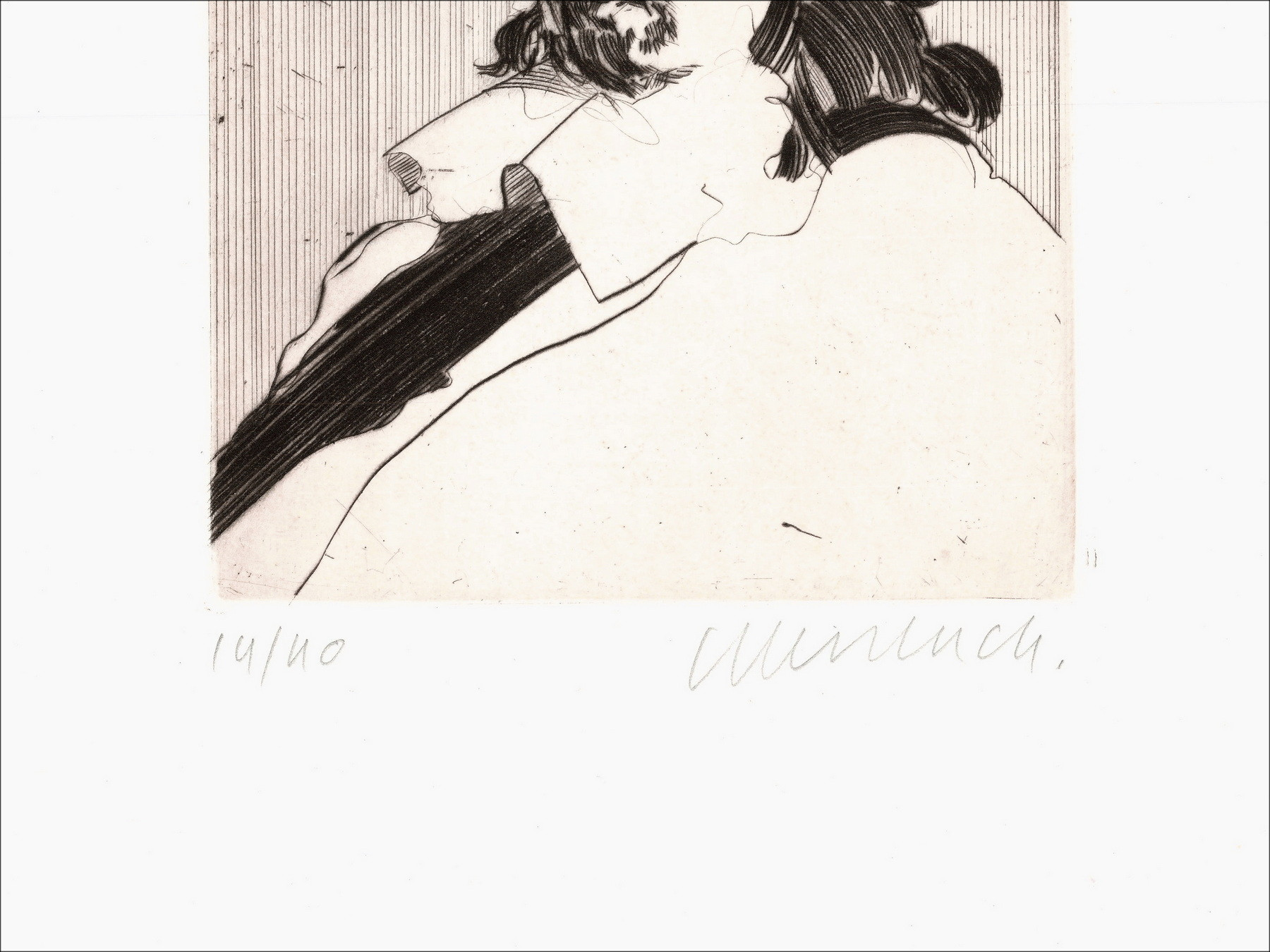 Comprar Grabado original Claude Weisbuch Retrato Horace 1995