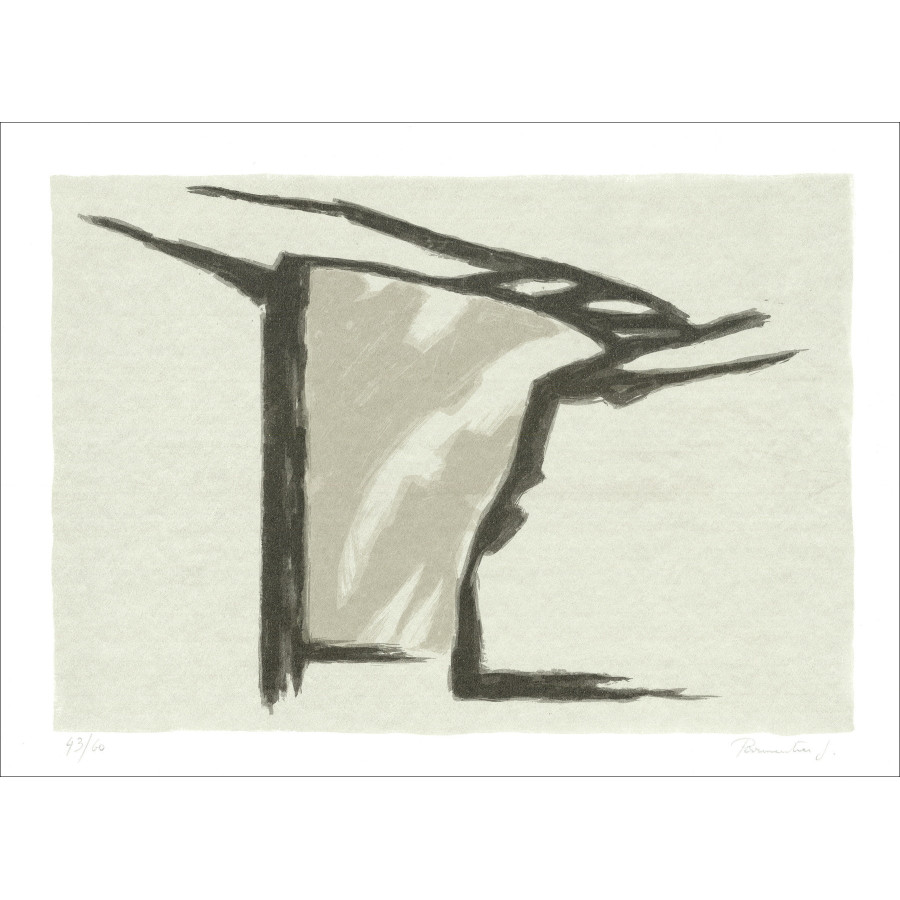 Jean Parmentier - Composition, lithographie originale signée