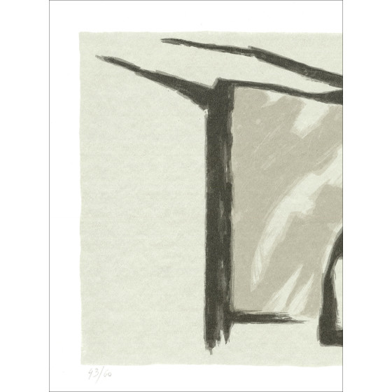 Jean Parmentier - Composizione, litografia originale firmata