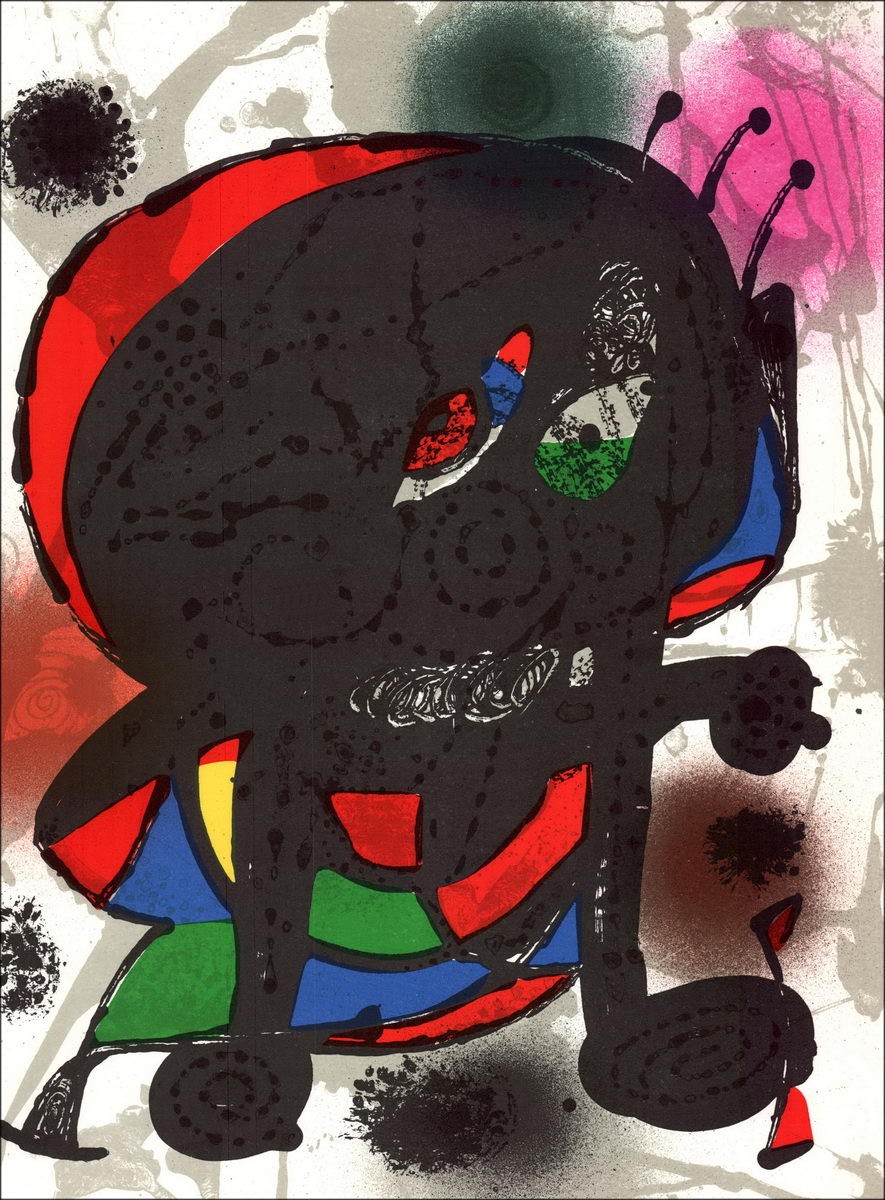 Koop Composition 06 Lithographie origineel van Joan Mfra_Latn