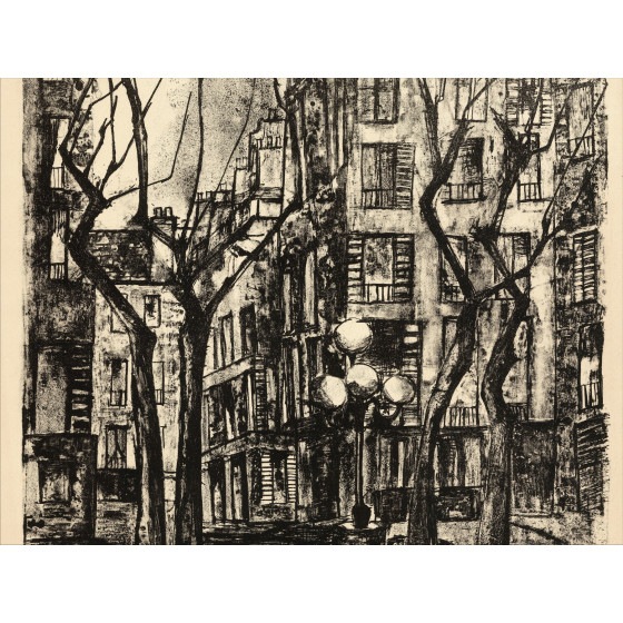 Flaure - París, litografía original firmada