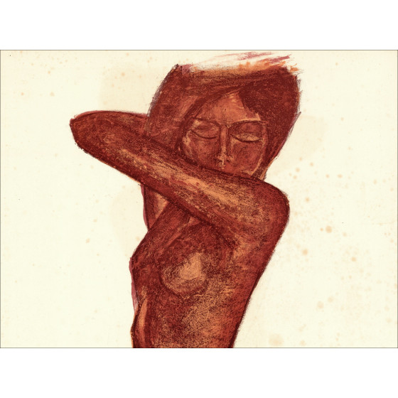 Flaure - Woman, original numbered and signed lithograph