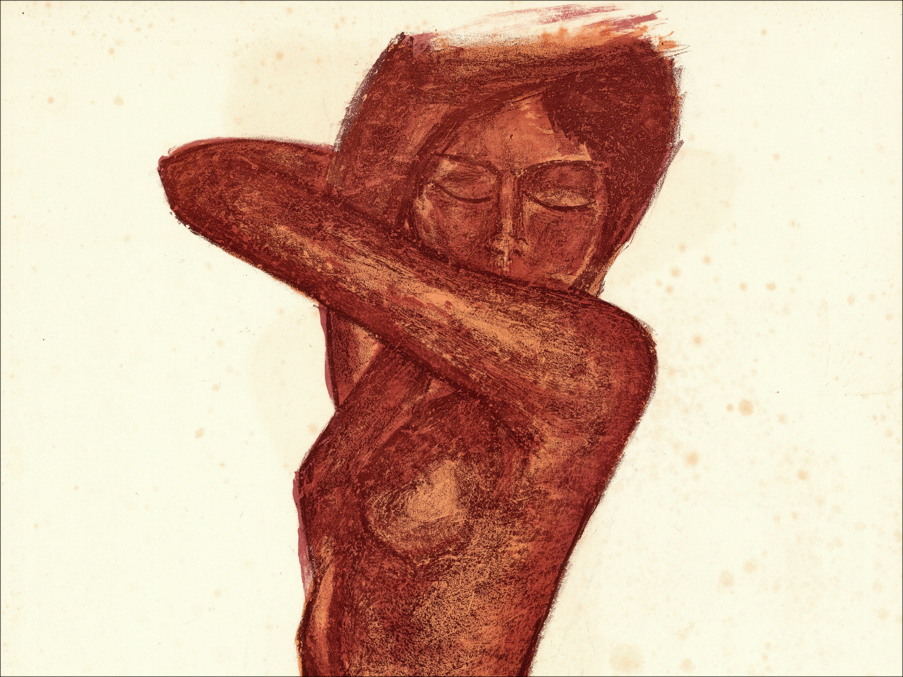 Flaure - Femme, lithographie originale numérotée et signée