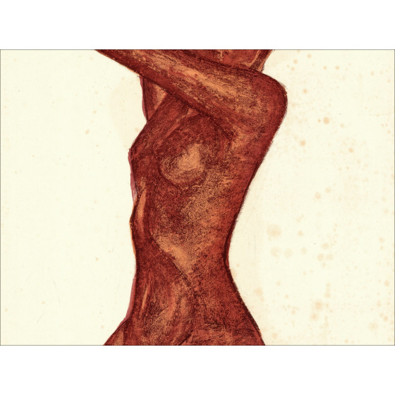 Flaure - Woman, original numbered and signed lithograph