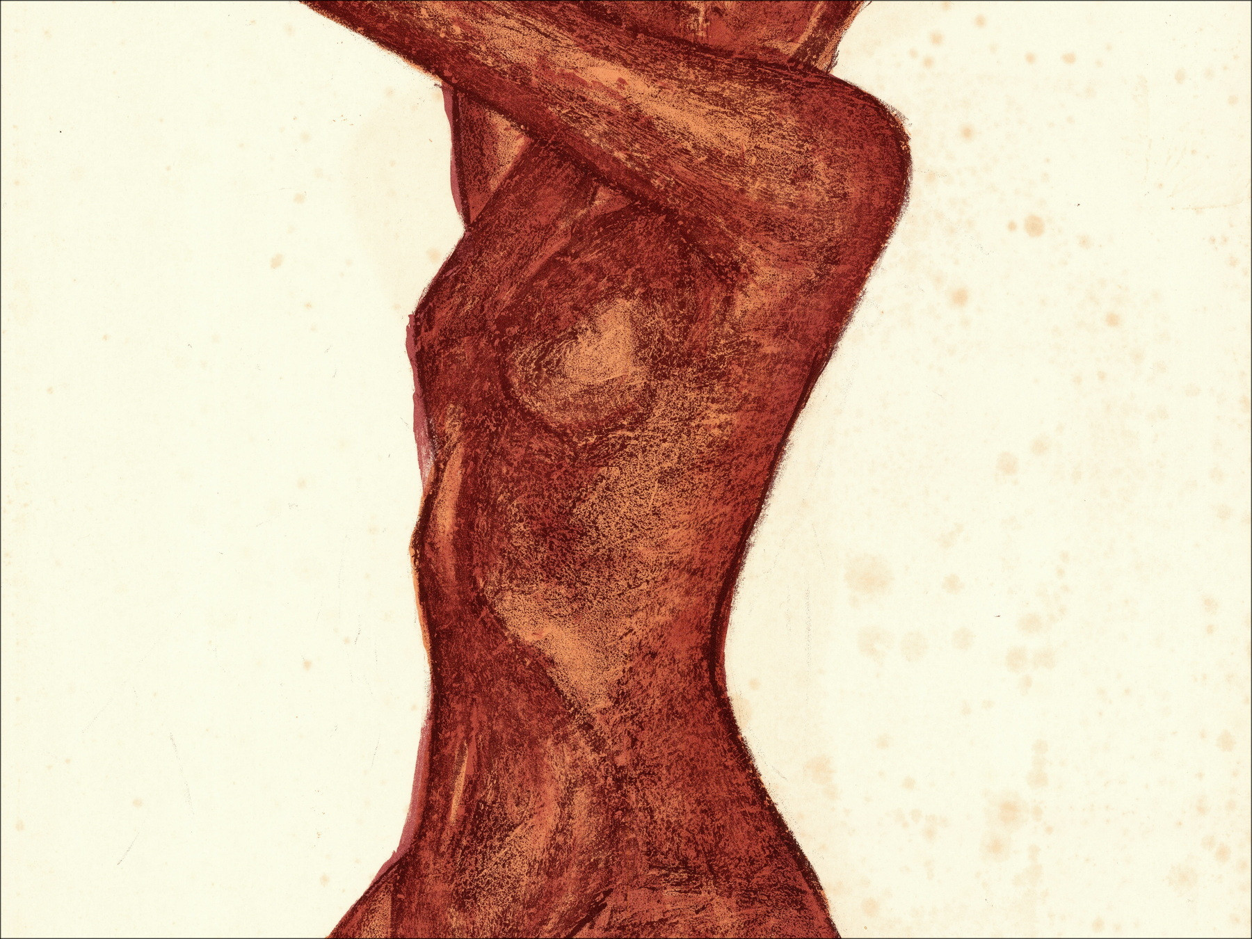 Flaure - Donna, litografia originale numerata e firmata