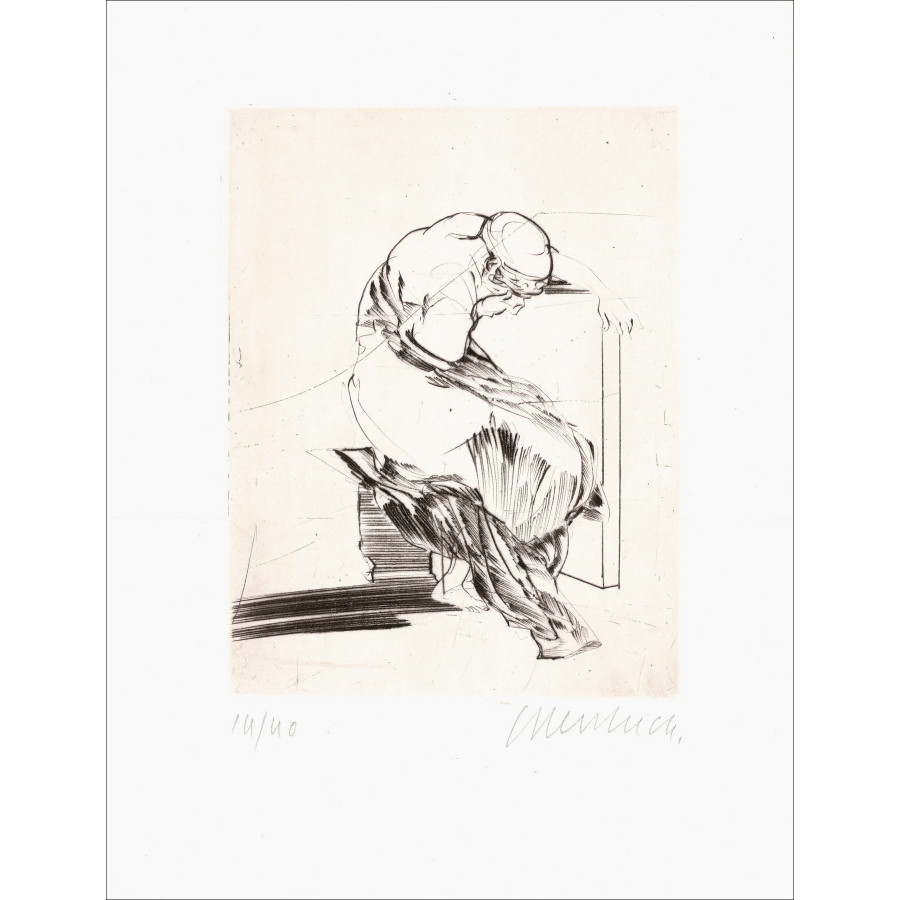 Claude Weisbuch - Horace V, originele gesigneerde gravure uit 1995