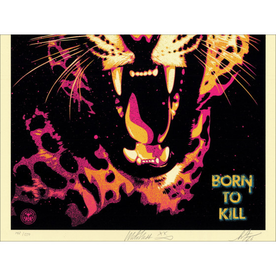 Shepard Fairey - Social Distortion Born to Kill, zeefdruk 2026