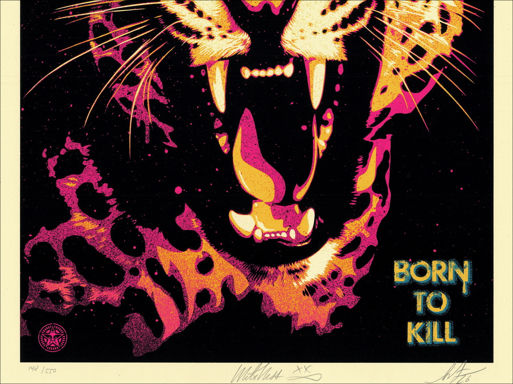 Shepard Fairey - Social Distortion Born to Kill, zeefdruk 2026