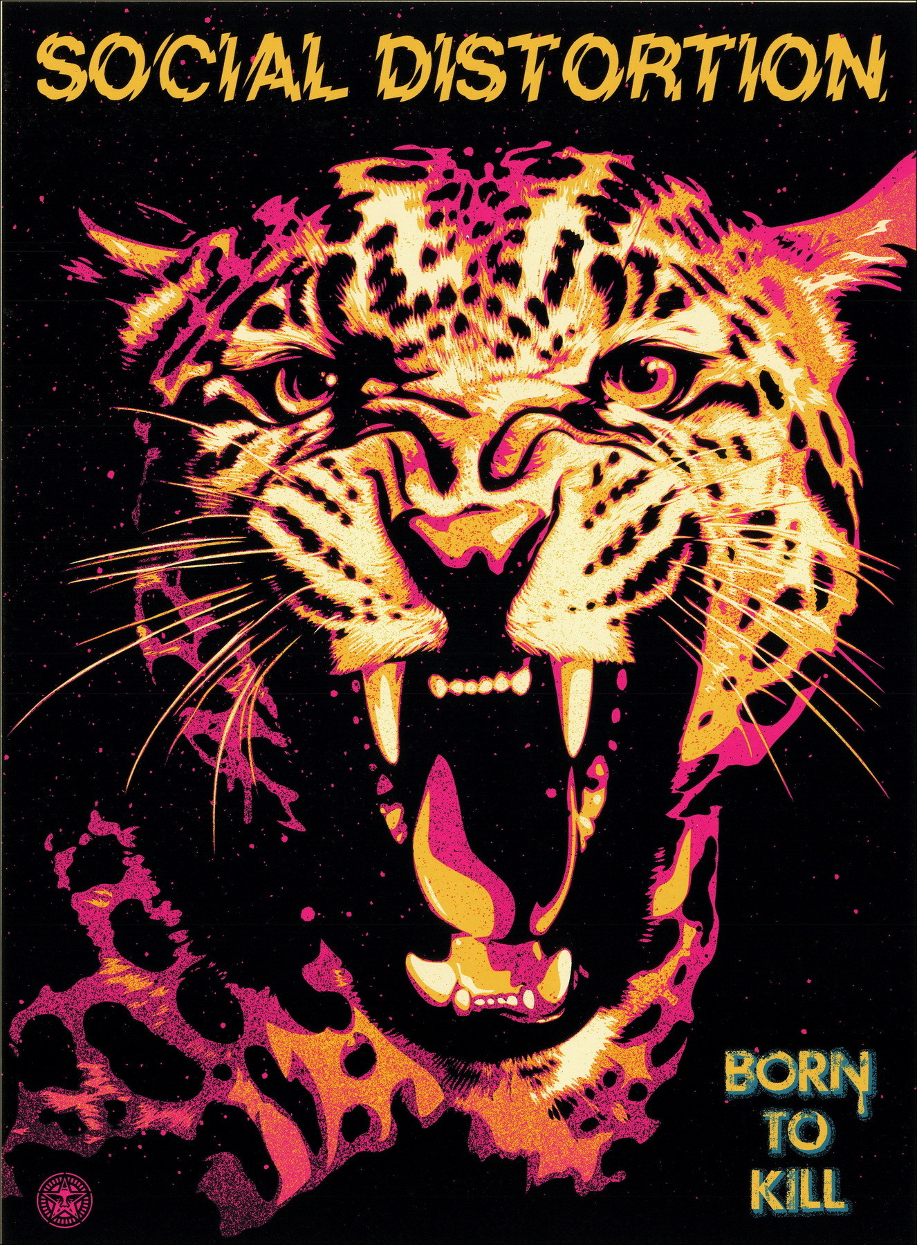 Shepard Fairey - Social Distortion Born to Kill, Siebdruck 2026