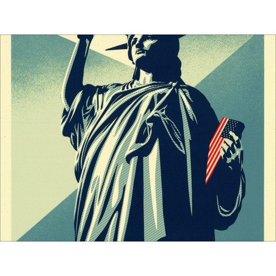 Shepard Fairey - Libertà di parola, serigrafia firmata 2026