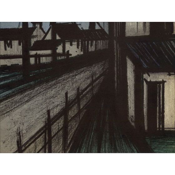 Compra Litografía original El pueblo Bernard Buffet de 1967