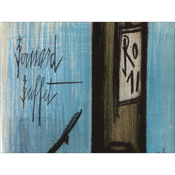 Comprar Litografía Bernard Buffet Bodegón en la botella de 1967