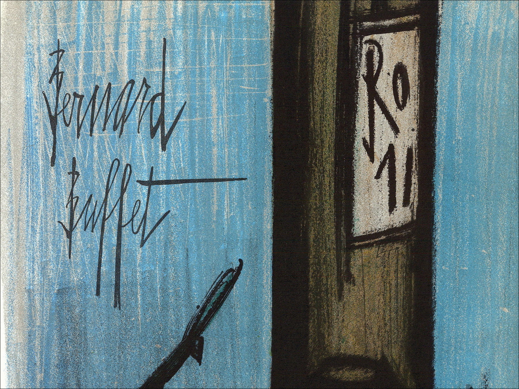 Buy Lithograph Bernard BUFFET Still life bottled 1967