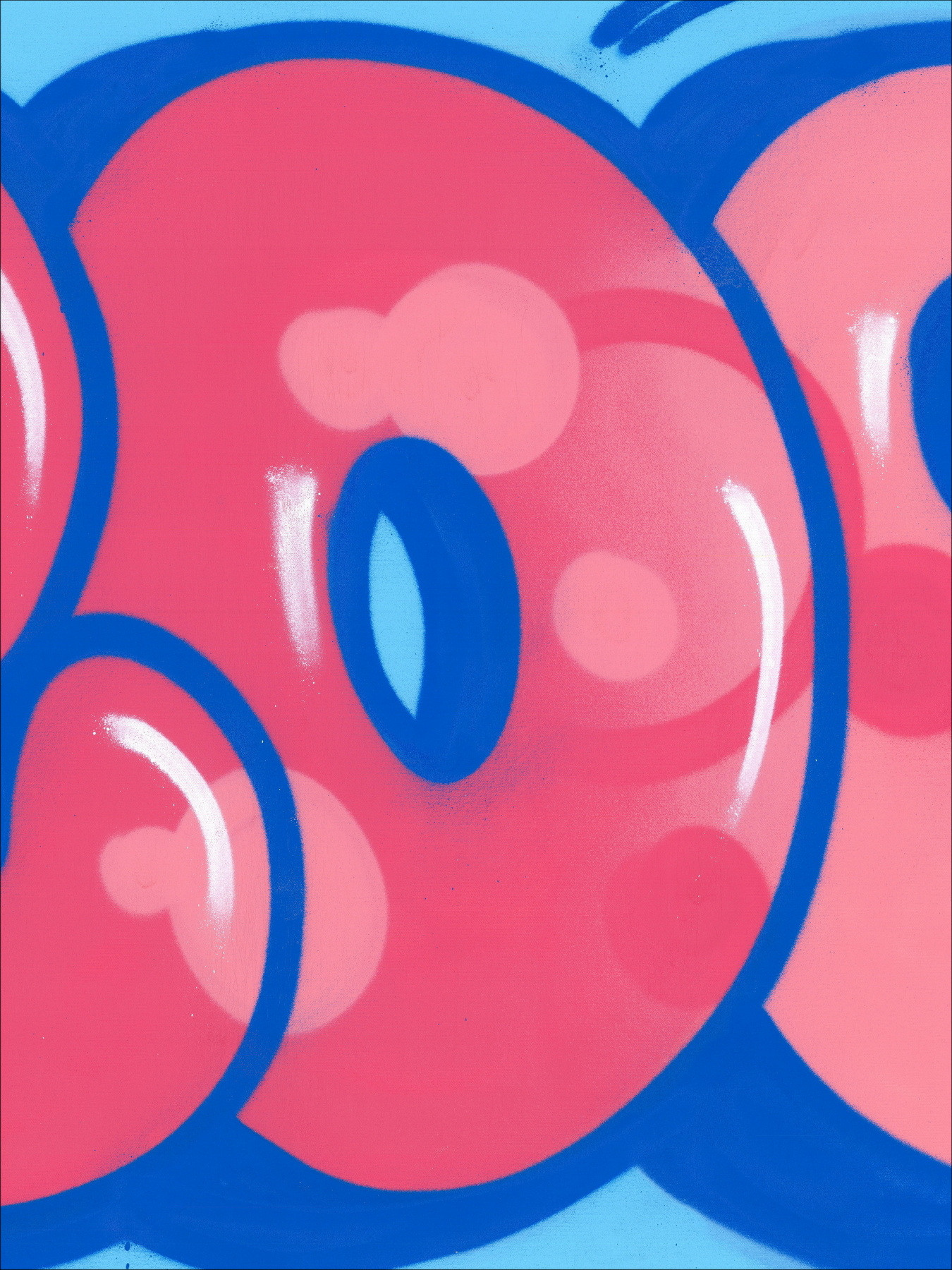 COPE2 - Ikonisches Bubble Pink, Originalgemälde auf Leinwand 2026