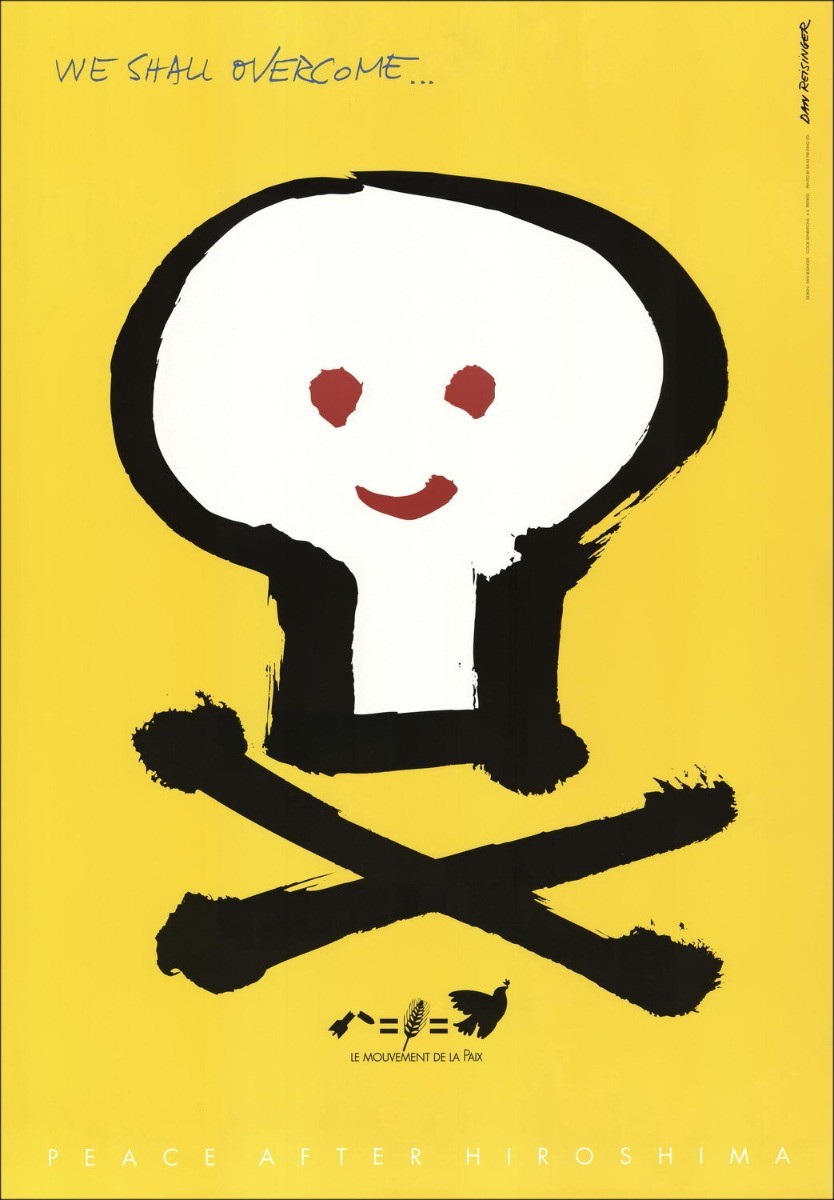 Dan REISINGER - Screenprint "Peace after Hiroshima" 100x70cm - 1991