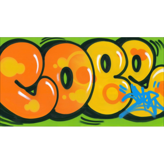 COPE2 - Iconische Bubble Orange, origineel schilderij op doek 2026