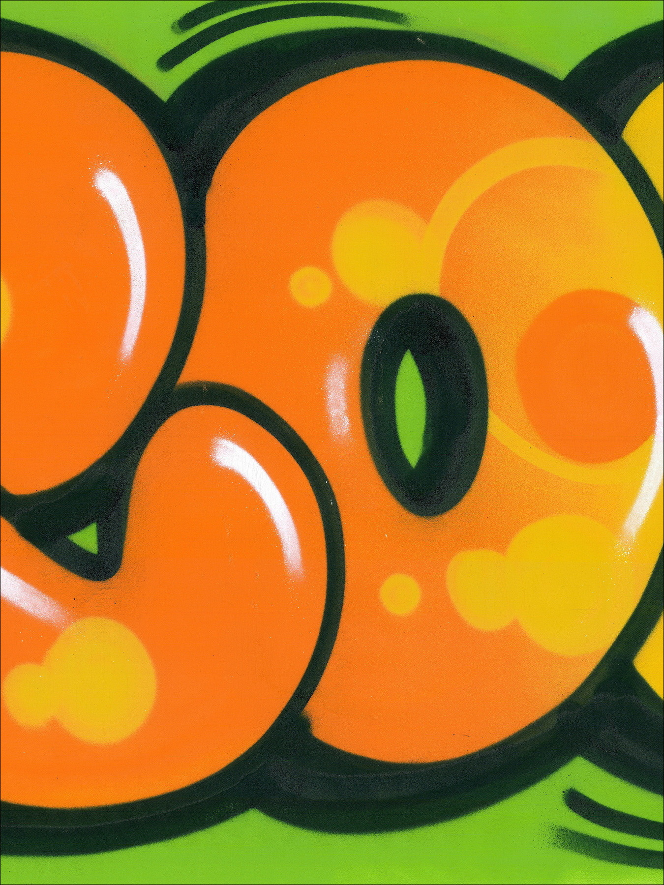 COPE2 - Iconische Bubble Orange, origineel schilderij op doek 2026