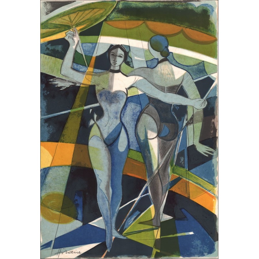 Camille Hilaire: El Circo, Fildeferists - Litografía original firmada, 1974