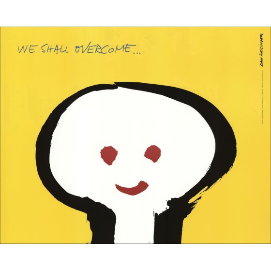 Dan REISINGER - Serigrafia "Peace after Hiroshima" 100x70cm - 1991