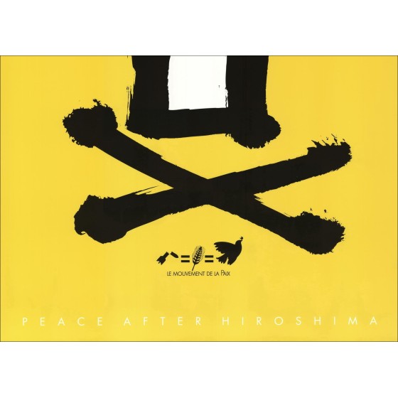 Dan Reisinger - Silkscreen "Paz tras hiroshima" 100x70cm - 1991