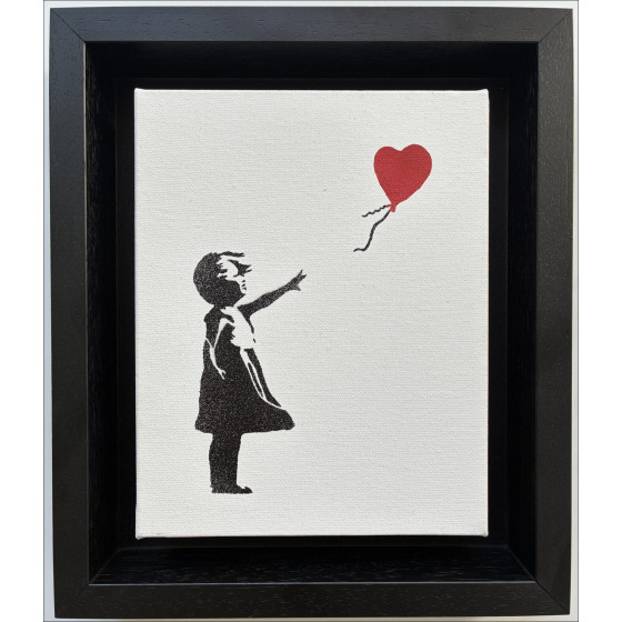 BANKSY (after) - The little girl at the rooftop ball