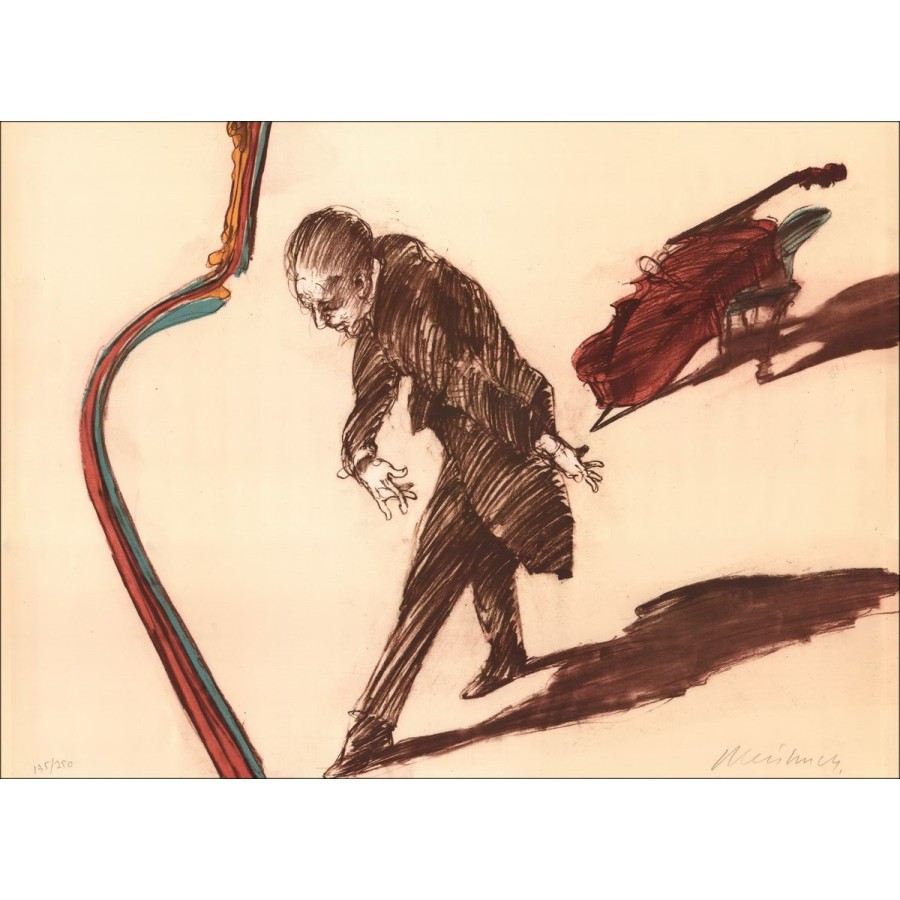 Purchase Claude WEISBUCH The cellist recalls the original lithograph