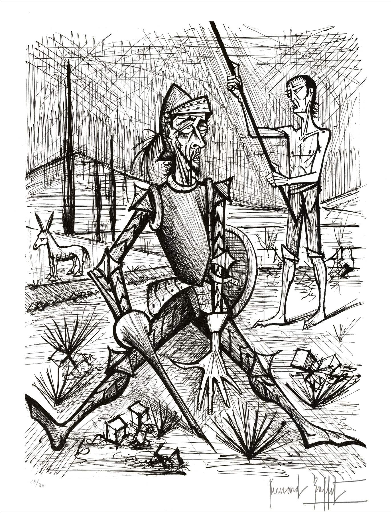 BUFFET Bernard - Complete work with suite "DON QUIXOTE" 1989