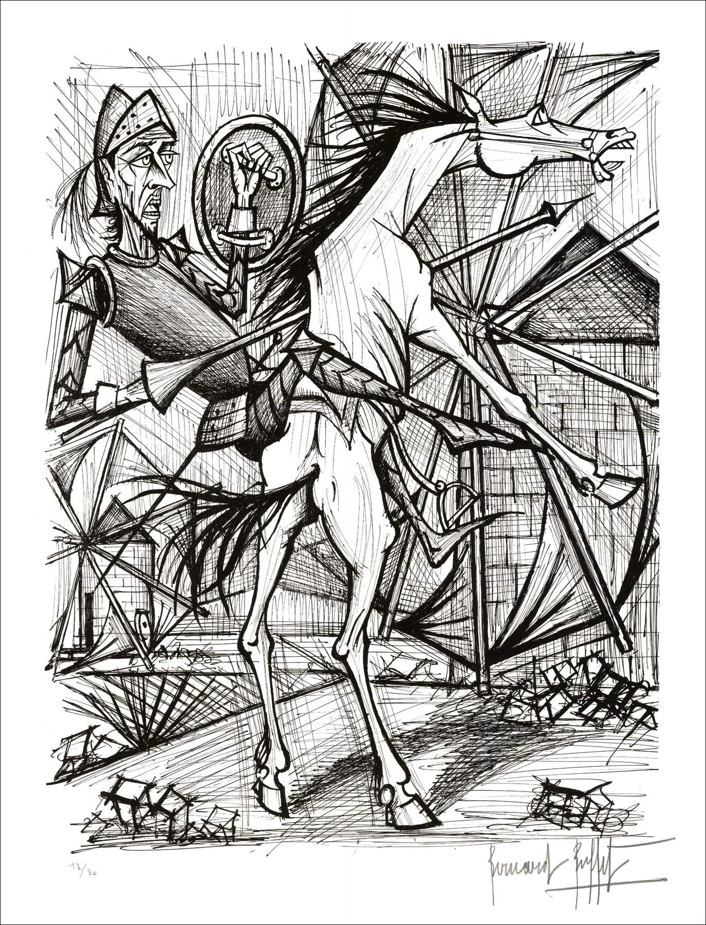 BUFFET Bernard - Complete work with suite "DON QUIXOTE" 1989