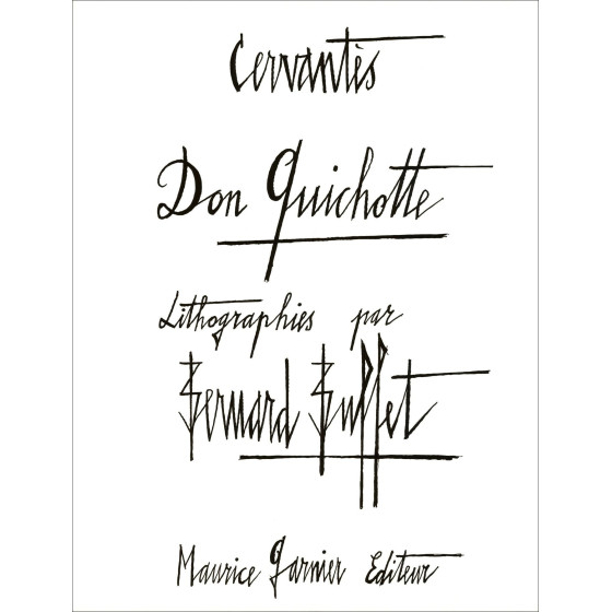 BUFFET Bernard - Complete work with suite "DON QUIXOTE" 1989