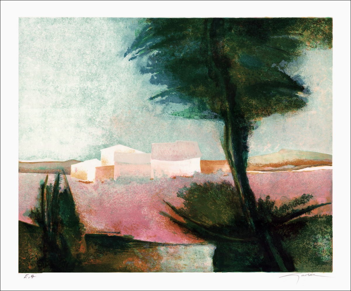 Kaufen Sie Lavends Claude Gaveau Original-Lithographie 