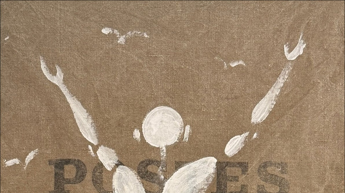 Jérôme Mesnager, The Man in White 2025 Painting on canvas (Postes)