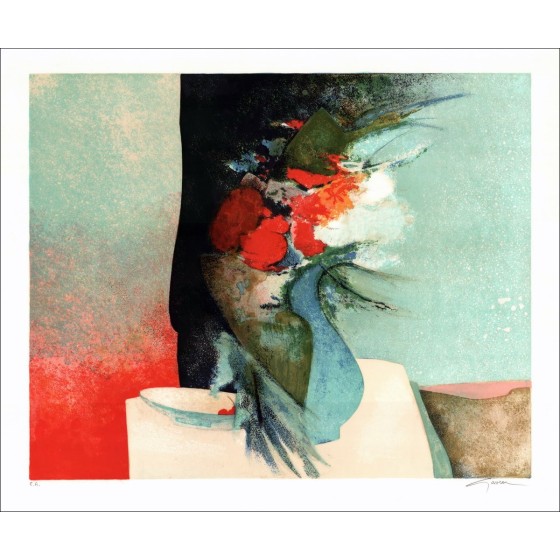 Acquista Natura morta Claude GAVEAU Litografia Originale