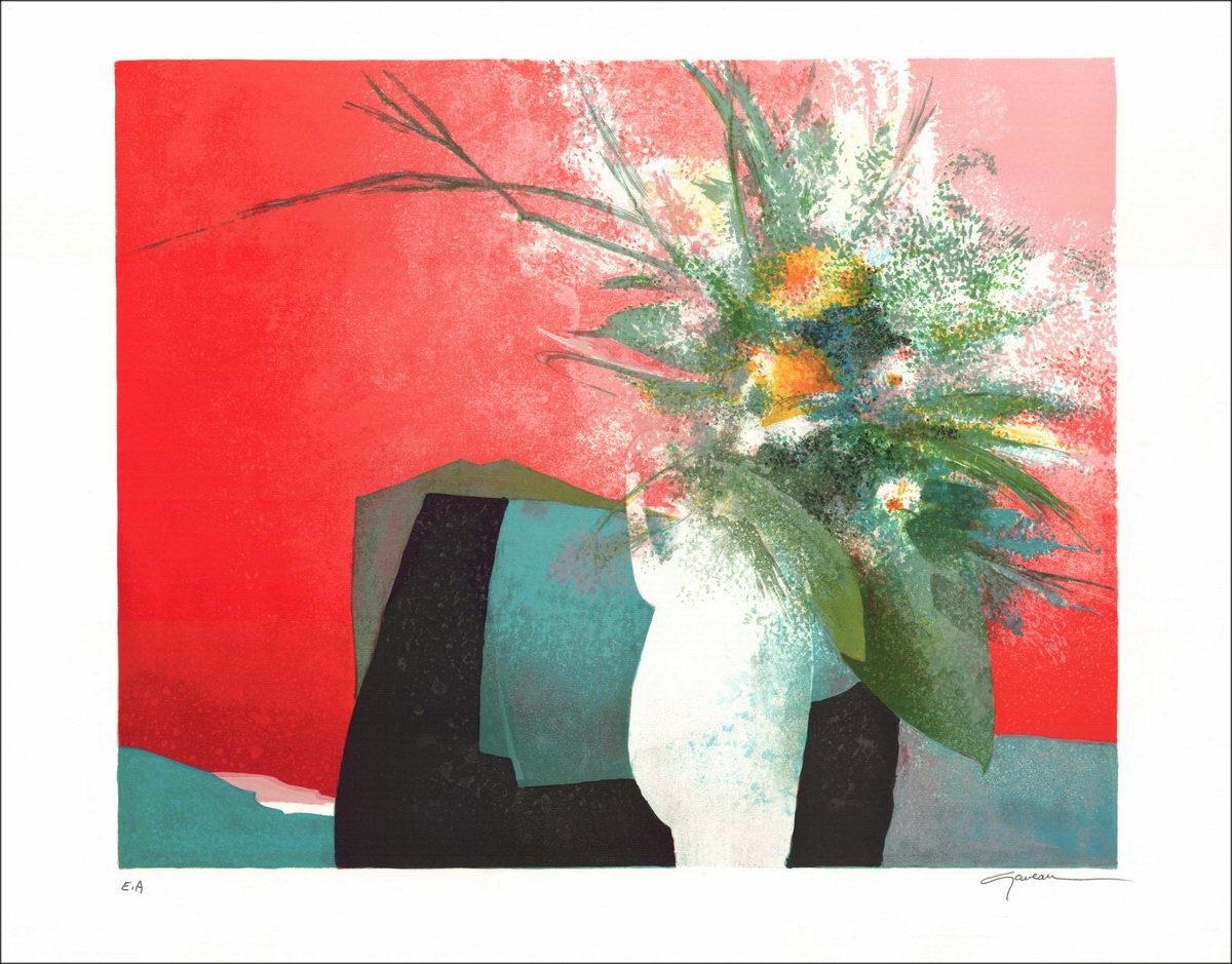 Achat Lith Origin Originele Claude GAVEAU Doodleven op de rode bodem