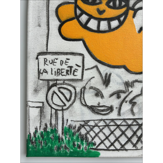 M.Chat (Thoma Vuille) - Chat Rue de la Liberté, peinture 2026