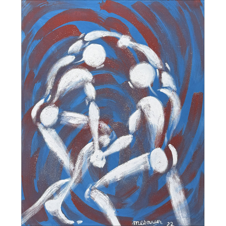 Jérôme Mesnager – Pareja bailando (2022) | Pintura original