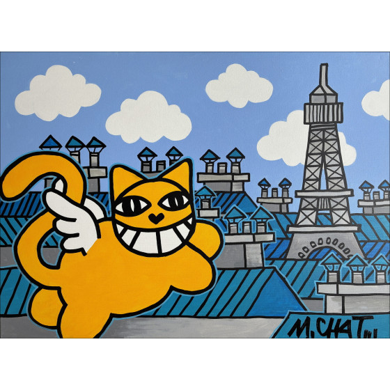 M.Chat (Thoma Vuille) - Gevleugelde kat op de daken van Parijs, 2026