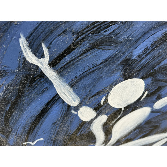 Jérôme Mesnager – Uomo in bianco, salto stellato, 2026 - Pittura