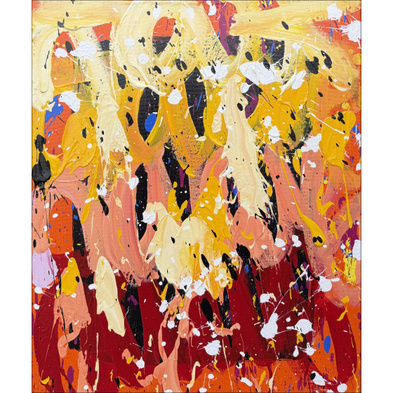 JonOne – Composizione, 2025 | Pittura originale 10F