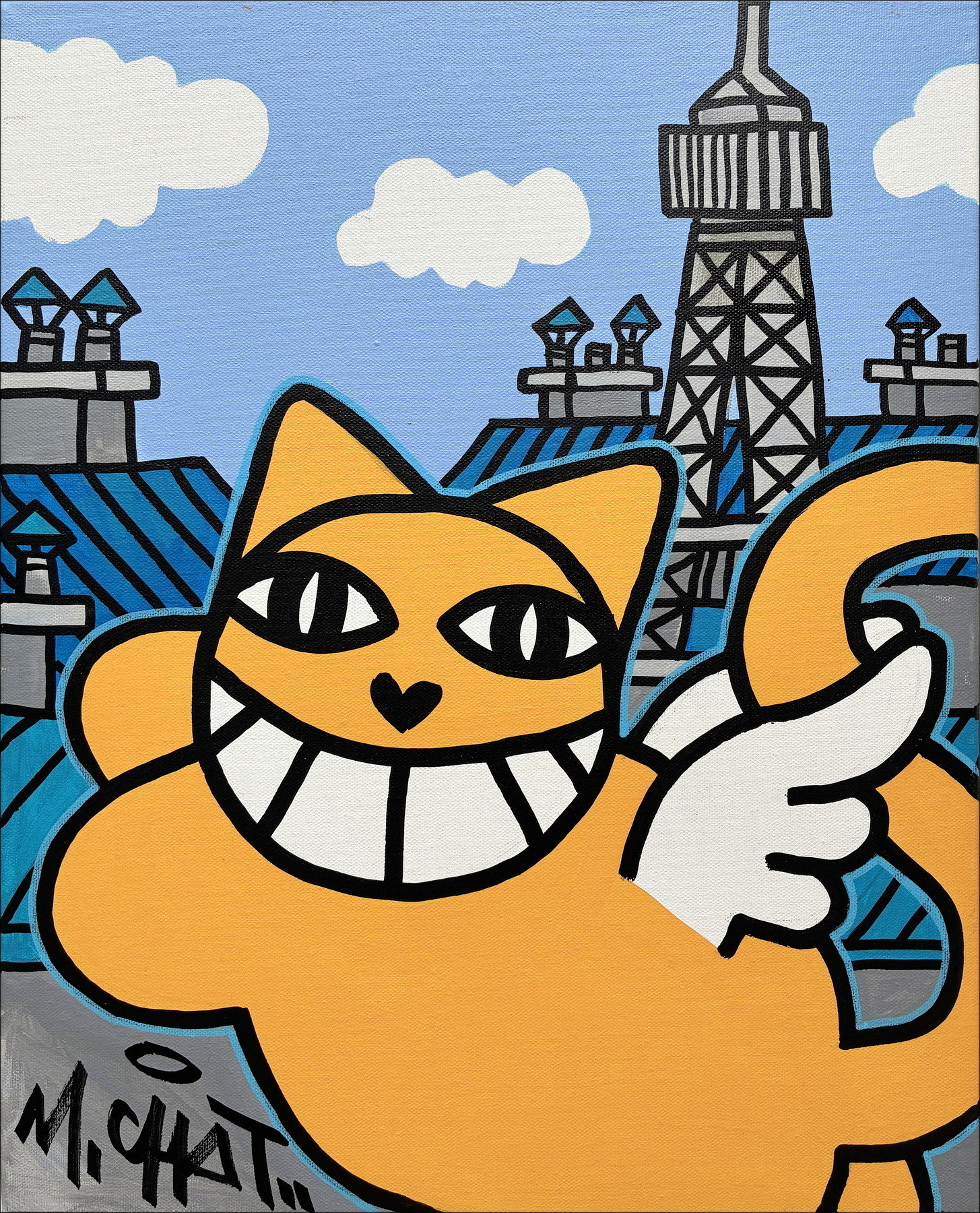 M.Chat (Thoma Vuille) - Chat ailé avec la Tour Eiffel, 2026