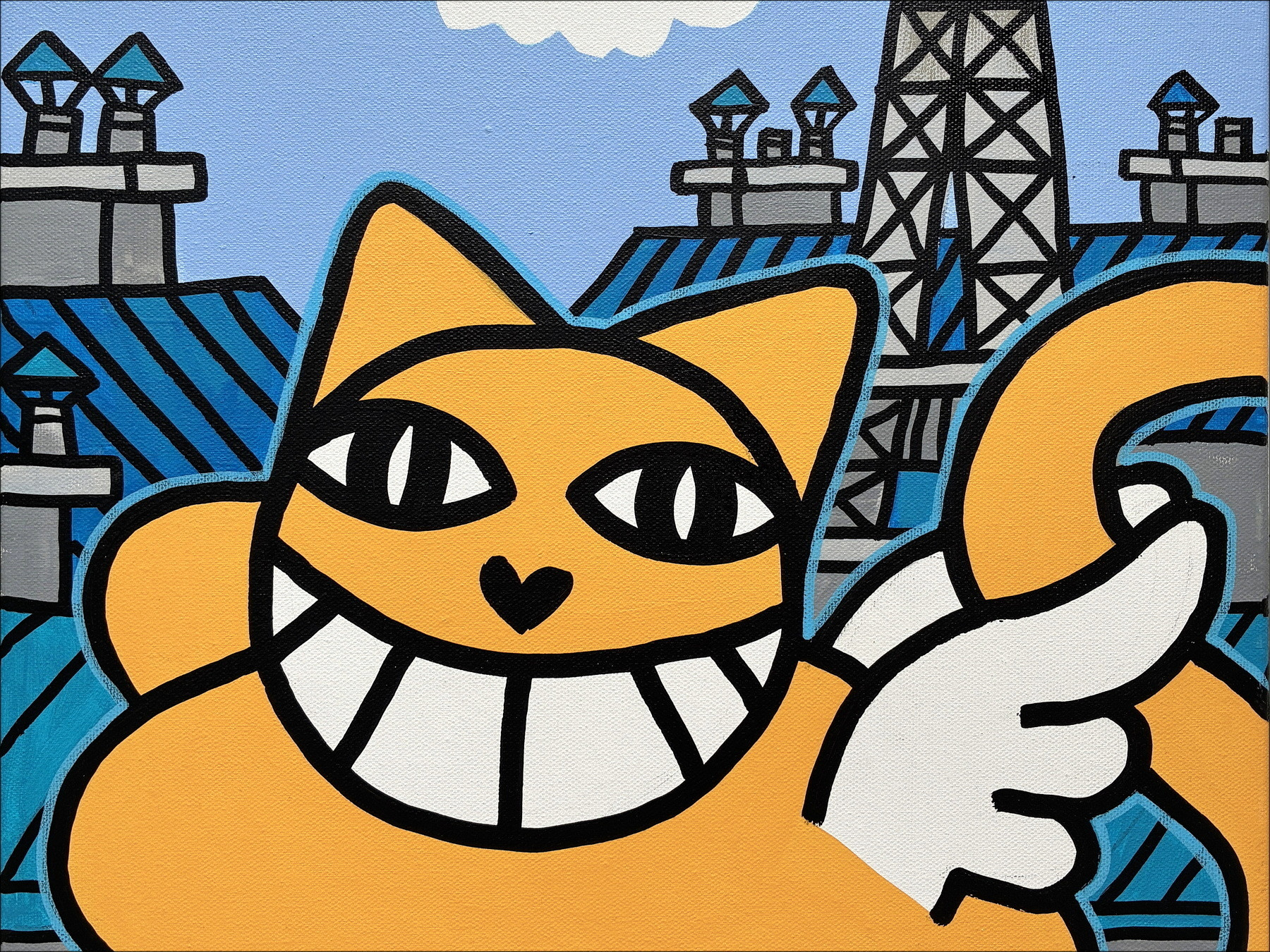 M.Chat (Thoma Vuille) - Chat ailé avec la Tour Eiffel, 2026