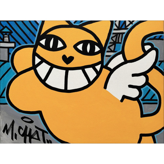 M.Chat (Thoma Vuille) - Winged Cat with the Eiffel Tower, 2026