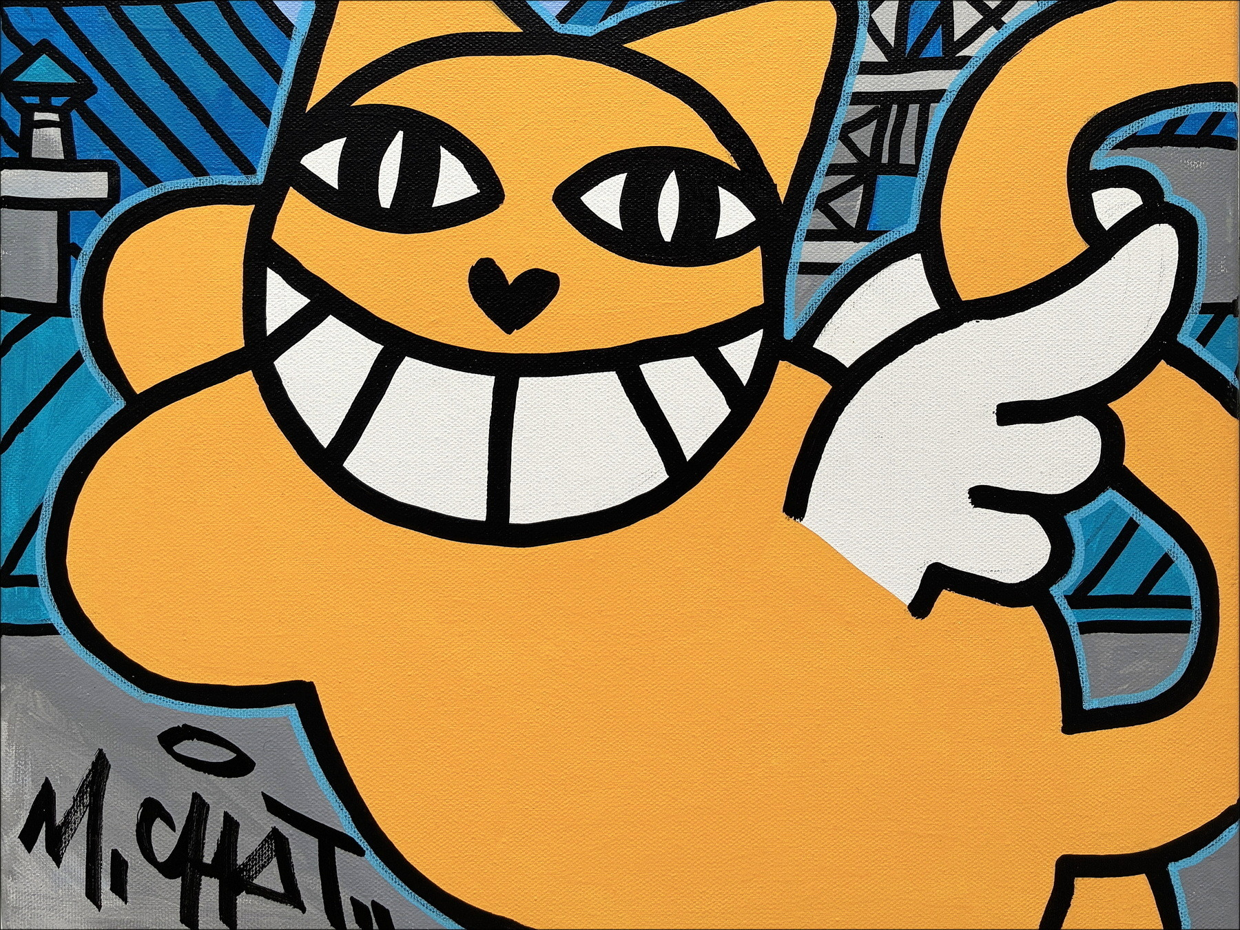 M.Chat (Thoma Vuille) - Winged Cat with the Eiffel Tower, 2026