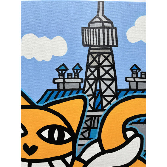 M.Chat (Thoma Vuille) - Chat ailé avec la Tour Eiffel, 2026